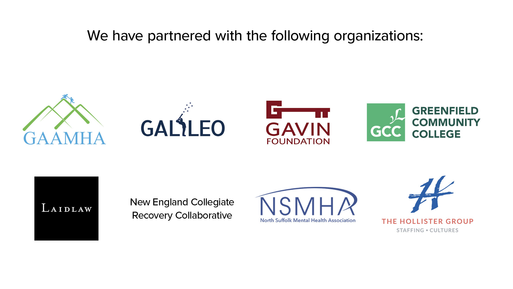 Recovery Works Partners Logos